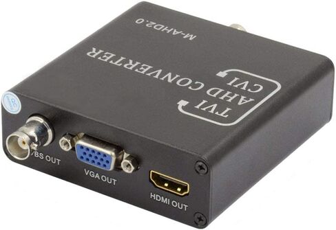 Buy it Now BNC AHD TVI CVI CVBS to HDMI VGA CVBS PAL NTSC Coaxial Video Converter AHD TVI 5MP CVI 2MP for Analog CCTV IP Camera DVR XVR IR LED 720P 1080P in Saudi Arabia