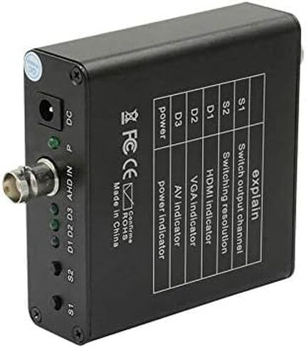 Buy it Now BNC AHD TVI CVI CVBS to HDMI VGA CVBS PAL NTSC Coaxial Video Converter AHD TVI 5MP CVI 2MP for Analog CCTV IP Camera DVR XVR IR LED 720P 1080P in Saudi Arabia