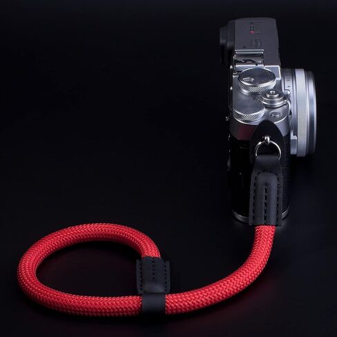 Adjustable Camera Wrist Strap, Rope Camera Strap Wrist | for DSLR SLR Mirrorless Cameras Hand Strap Red in Saudi Arabia