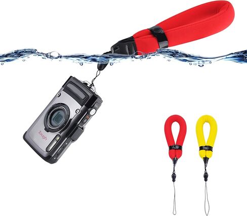 2 حزمة كاميرا مقاومة للماء حزام تعويم ل فوجي فوجي فيلم XP140 XP130 XP120 XP90 XP80 GoPro Hero11 10 9 8 7 6 أوليمبوس TG-7 TG-6 TG-5 TG-4 TG-3 TG-870 نيكون W300 W150 W100 AW120 AW110 Canon D30 D20 & أكثر in Kuwait