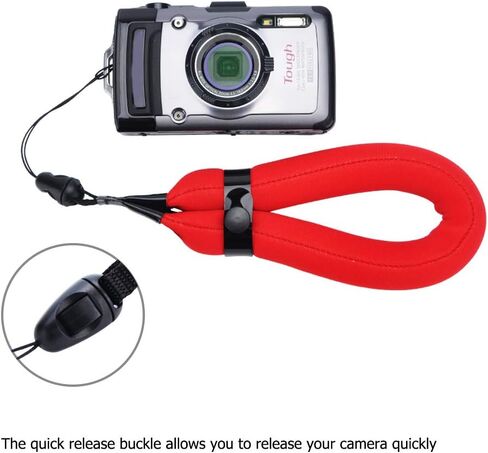 2 حزمة كاميرا مقاومة للماء حزام تعويم ل فوجي فوجي فيلم XP140 XP130 XP120 XP90 XP80 GoPro Hero11 10 9 8 7 6 أوليمبوس TG-7 TG-6 TG-5 TG-4 TG-3 TG-870 نيكون W300 W150 W100 AW120 AW110 Canon D30 D20 & أكثر in Kuwait