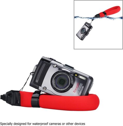 2 حزمة كاميرا مقاومة للماء حزام تعويم ل فوجي فوجي فيلم XP140 XP130 XP120 XP90 XP80 GoPro Hero11 10 9 8 7 6 أوليمبوس TG-7 TG-6 TG-5 TG-4 TG-3 TG-870 نيكون W300 W150 W100 AW120 AW110 Canon D30 D20 & أكثر in Kuwait