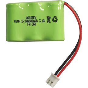 3.6V 650mAh Battery for KA500, KA550, KA600 Weather Radio, Eton/GRUNDIG FR200 FR250 FR300 FR350 FR370 FR400 FR600 Radio