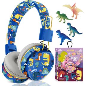 QearFun Unicorn Headphones for Girls Kids for School, Kids Bluetooth Headphones with Microphone & 3.5mm Jack, Teens Toddlers Wireless Headphones with Adjustable Headband for ipad/Tablet/PC/Smartphones
