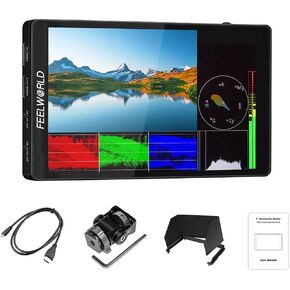 FEELWORLD F7 PRO 7 Inch 3D LUT Touch Screen DSLR Camera Field Director AC Monitor F970 External Power and in Kuwait