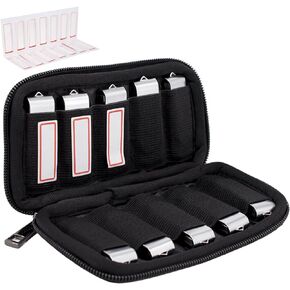 Uactor USB Flash Drive Case with Labels, USB Holder Storage Bag Electronic Accessories Organizer, USB Case, Jump Drive Case, Thumb Drive Case Portable Carrying (Case Only) in Saudi Arabia