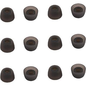 ALXCD Ear Tips for Jabra Elite 65t Headphone, 6 Pairs Replacement Silicone Earbud Tips, Fit for Jabra Elite Active 65t, S/M/L, White, 6 Pairs