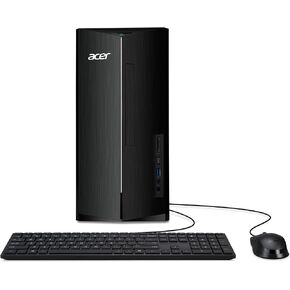سطح المكتب آيسر أسباير TC-1770-UR11 | معالج Intel Core i5-13400 عشري النواة من الجيل الثالث عشر | 8 جيجابايت 3200 ميجا هرتز DDR4 | 512 جيجابايت M.2 2280 PCIe Gen 4 SSD | قارئ بطاقة SD | إنتل واي فاي 6E AX211 | ويندوز 11 هوم، اسود