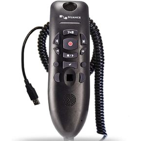ميكروفون Nuance PowerMic III لجهاز Dragon، سلك ملفوف، إملاء المستندات والتحكم في جهاز الكمبيوتر الخاص بك - كل ذلك عن طريق الصوت، [قرص كمبيوتر شخصي] سماعة Dragon USB، إملاء المستندات والتحكم في جهاز الكمبيوتر الخاص بك in Kuwait