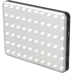 ديجيباور #جوفيرال - إنفلوزر - ضوء فيديو صغير 60 ليد (4W) | سطوع 10 مستويات، 3 أوضاع لدرجة الحرارة (3100K-5500K) | يتضمن محول الهاتف والكاميرا، تركيب بمشبك وكابل USB in Kuwait