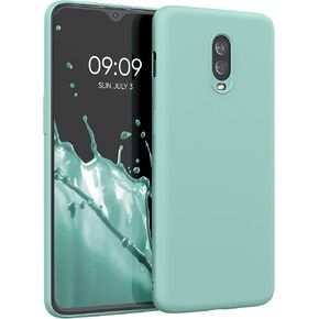 kwmobile Case Compatible with OnePlus 6T Case - Slim Protective TPU Silicone Phone Cover - Forest Green in Kuwait