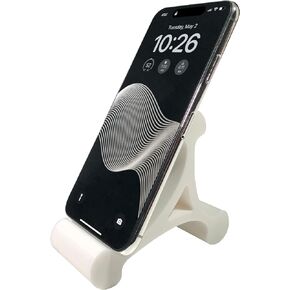 Mica Design Company Skalene Phone Stand - 100% Silicone Rubber, Adjustable Phone Holder, Prop, Rest - Desk, Office, Home, Kitchen Accessory (Royal Blue)