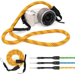 Eggsnow Camera Strap, Binocular Neck Shoulder Strap for Binoculars and Mirrorless Digital Cameras, Rope Camera Strap Adjustable Length 40-52inch Great Gift For Men Women Photographers