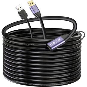 USB 2.0 Type A Male to A Female Active Repeater Extension Cable 30ft, High Speed 480 Mbps (30FT-10M) in Kuwait