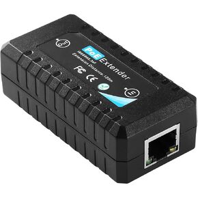 Revotech IP67 Waterproof Poe Extender, Outdoor Poe Repeater 100m/250m Extension, 10/100 Mbps RJ45, Comply with IEEE802.3af/at, Plug and Play for Poe Camera/AP/VoIP Phone (WPOE6002)