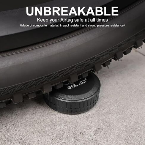 ELZO AirTag حامل 4 عبوات، حافظة AirTag مضادة للماء IPX8 مع لاصق 3M، ملصق AirTag مخفي مضاد للصدمات ومقاوم للخدش، حامل لاصق AirTag للدراجة، المحفظة، التلفزيون، الطائرة بدون طيار، الكاميرا، الأمتعة in Kuwait