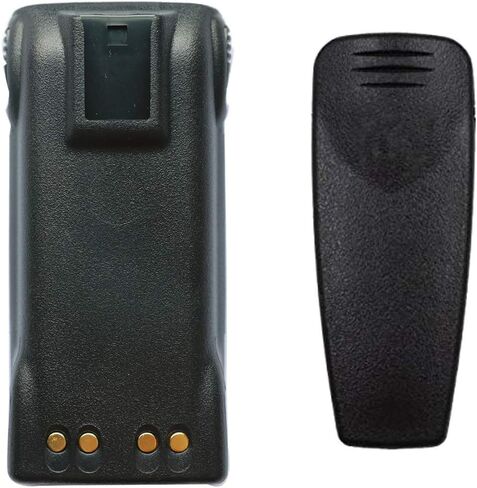 Teseko HNN9008A HNN9008 HNN9009 HNN9009A HNN9013A 7.4V 2000mAh NI-MH Two-Way Radio Battery Replacement for Motorola HT750 HT1225 HT1250 GP320 GP328 GP338 GP328 PR860 with Belt Clip in Saudi Arabia
