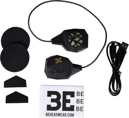 BE Headwear Bluetooth Headset- Drop in Headphones Compatible with any Ski or Snowboard Audio Ready Helmet Black , BEL3.0 in Saudi Arabia
