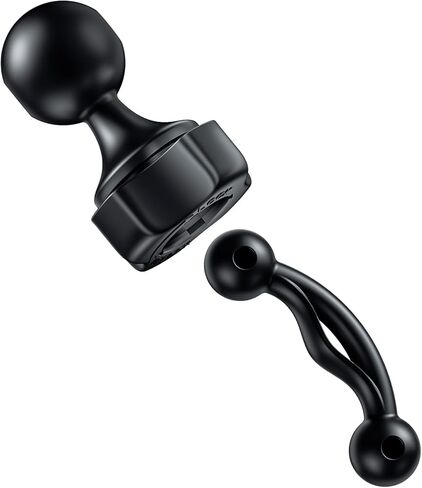iGoevo 25mm/1 inch and 17mm Ball Mount Adapter Fits for RAM Mounts B Size Double Socket Arm, Fits for Garmin 17mm Swivel Ball Mounting Pattern GPS Mount, with 0.67" Mount Ball in Kuwait