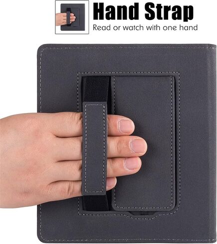 Stand Case for Kindle Oasis (9th Generation 2017 Release and 10th Generation 2019 Release) - PU Leather Folio Sleeve Cover with Hand Strap and Auto Sleep/Wake (Starry Sky) in Kuwait