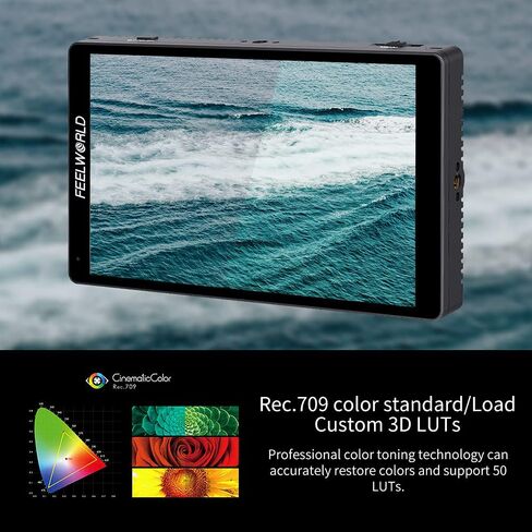 FEELWORLD F7 PRO 7 Inch 3D LUT Touch Screen DSLR Camera Field Director AC Monitor F970 External Power and in Saudi Arabia