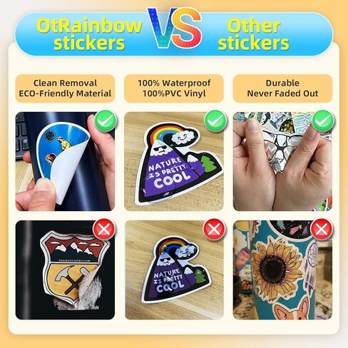 300Pcs Cool Random Stickers Vinyl Skateboard Stickers, Variety Pack for Laptop Guitar Travel Case Water Bottle Car Luggage Bike Sticker Waterproof Graffiti Decals,Gift for Teens Adult in Kuwait