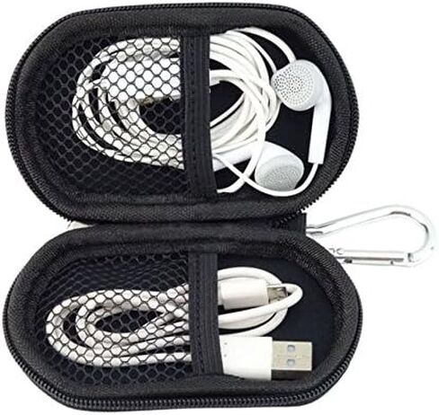 [حافظة محرك فلاش USB] - حامل منظم الملحقات الإلكترونية المحمول المقاوم للماء والصدمات من Lensfo / حقيبة محرك فلاش USB - وردي in Kuwait