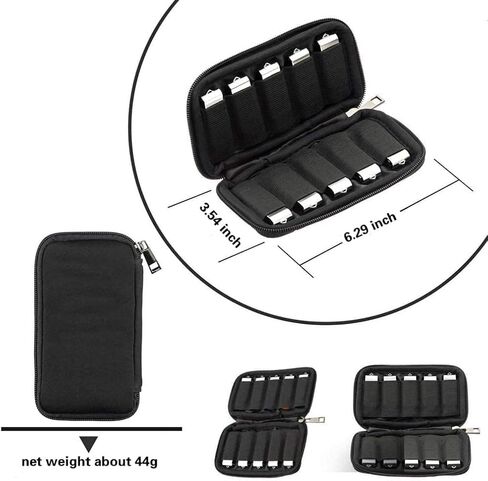 Uactor USB Flash Drive Case with Labels, USB Holder Storage Bag Electronic Accessories Organizer, USB Case, Jump Drive Case, Thumb Drive Case Portable Carrying (Case Only) in Saudi Arabia