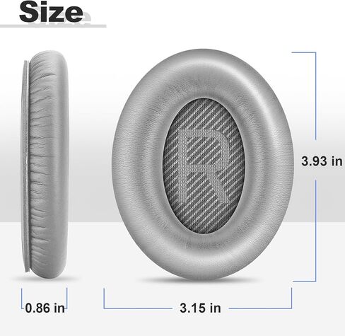 وسائد أذن بديلة من MOLOPPO لسماعات الرأس Bose QuietComfort 35 (QC35) وQuiet Comfort 35 II (QC35 ii)، وسادات الأذن مع جلد أكثر نعومة، وإسفنج عازل للضوضاء، وسمك إضافي، أسود in Kuwait