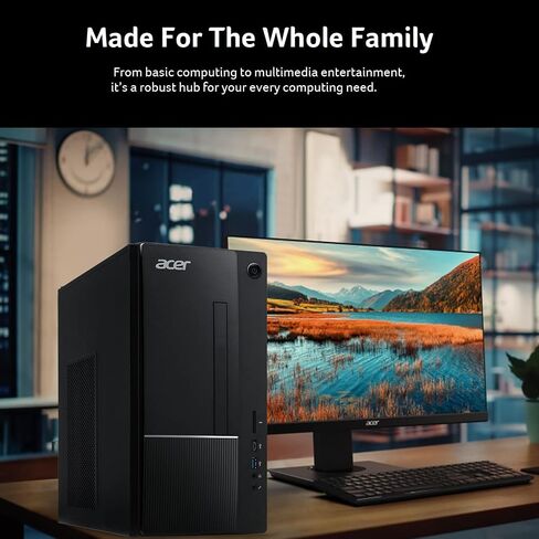 acer Aspire TC-1780-UA93 Desktop | 13th Gen Intel Core i5-13400 10-Core Processor | 16GB 3200MHz DDR4 | 1TB M.2 2280 PCIe Gen 4 SSD | SD Card Reader | Intel Wi-Fi 6E AX211 | Windows 11 Home in Saudi Arabia