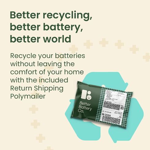 Better Battery Variety Pack | AAA & AA & 9V Batteries - Long Lasting Performance Carbon Neutral Batteries with Storage Box & Recycling Program - 22x AA Batteries, 22x AAA Batteries, 2X 9V Batteries in Saudi Arabia