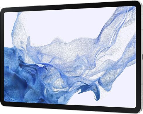 SAMSUNG Galaxy Tab S8+ Android Tablet, 12.4'' Large AMOLED Screen, 128GB Storage, Wi-Fi 6E, Ultra Wide Camera, S Pen Included, Long Lasting Battery, Silver (Renewed in Saudi Arabia