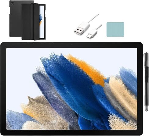 Newest Samsung Galaxy Tab A8 10.5-inch Touchscreen Wi-Fi Tablet Bundle, Octa-Core Processor, 3GB RAM, 32GB Memory, Bluetooth, Android 11 OS, Tigology Accessories in Saudi Arabia