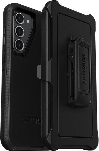 OtterBox Galaxy S23+ Bundle: Defender Series Screenless case (Black) & Alpha Flex Screen Protector in Kuwait