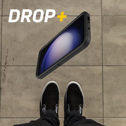 OtterBox Galaxy S23+ Bundle: Defender Series Screenless case (Black) & Alpha Flex Screen Protector in Kuwait