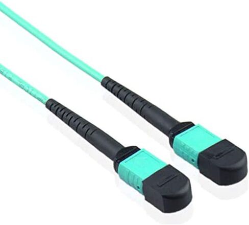 6COMGIGA MTP to MTP Patch Cable, Fiber Optic Cable, 12 Fibers Female, 40G/100G/200G/400G, OM4 50/125 Multimode Elite Trunk Cable, Type B, Plenum (LSZH) - 2m (7ft) in Saudi Arabia