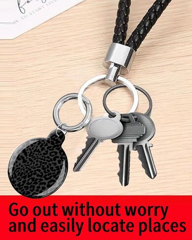 Compatible with AirTag Case Cover, Cute Protective Tracker Case with Loop Keychain Holder for Airtag,Scratch Resistant Airtag Cover for Wallet,Luggage,Cat,Dog,Pets(Purple Marble) in Kuwait