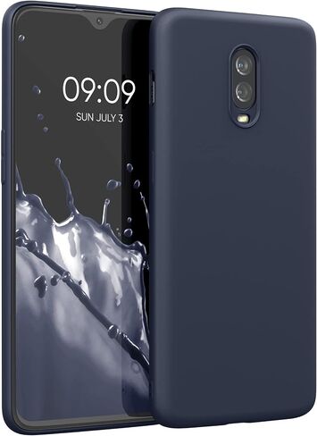 kwmobile Case Compatible with OnePlus 6T Case - Slim Protective TPU Silicone Phone Cover - Forest Green in Kuwait