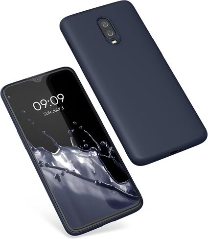 kwmobile Case Compatible with OnePlus 6T Case - Slim Protective TPU Silicone Phone Cover - Forest Green in Kuwait