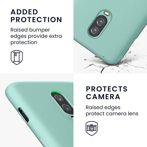 kwmobile Case Compatible with OnePlus 6T Case - Slim Protective TPU Silicone Phone Cover - Forest Green in Kuwait
