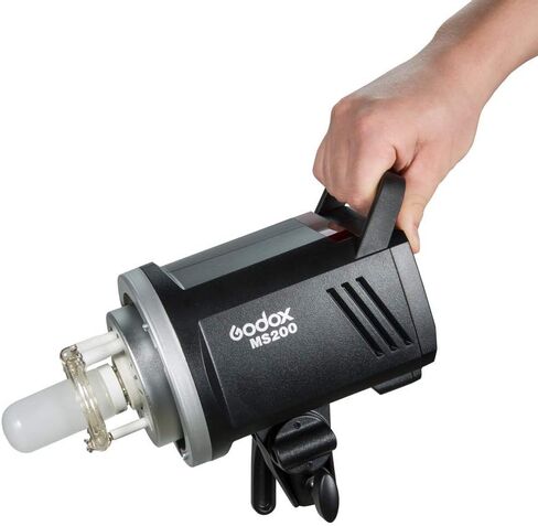 Godox MS200 200WS 2.4G Wireless X System Studio Flash,5600±200k Color Temperature,0.1-1.8S Recycle Time,Using Godox X1 Trigger & XT16 Transmitter or xpro and x2 Trigger to remotely Control in Saudi Arabia