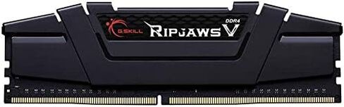 G.SKILL Ripjaws V Series (Intel XMP) DDR4 RAM 128GB (4x32GB) 3200MT/s CL16-18-18-38 1.35V Desktop Computer Memory UDIMM - Black (F4-3200C16Q-128GVK) in Kuwait