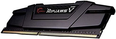 G.SKILL Ripjaws V Series (Intel XMP) DDR4 RAM 128GB (4x32GB) 3200MT/s CL16-18-18-38 1.35V Desktop Computer Memory UDIMM - Black (F4-3200C16Q-128GVK) in Kuwait