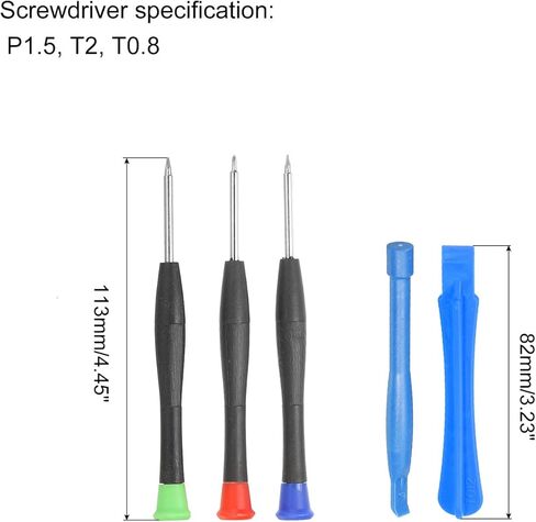 مجموعة أدوات فتح الهاتف من PATIKIL مفك براغي Spudger 8 في 1 لإصلاح الهاتف المحمول والكمبيوتر المحمول والكمبيوتر الشخصي (P1.5، T2، T0.8) in Kuwait