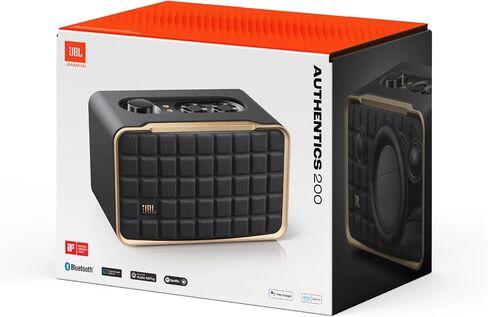JBL Authentics 200 - Wireless Home Speaker, Built in Wi-Fi, Bluetooth and Voice Assistants, Built in Alexa and Google Assistant in Saudi Arabia