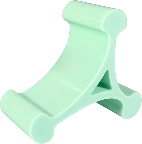 Skalene Phone Stand - 100% Silicone Rubber, Adjustable Phone Holder, Prop, Rest - Desk, Office, Home, Kitchen Accessory (Flash Red) in Kuwait