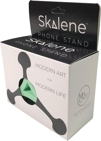Skalene Phone Stand - 100% Silicone Rubber, Adjustable Phone Holder, Prop, Rest - Desk, Office, Home, Kitchen Accessory (Flash Red) in Kuwait