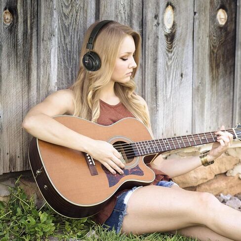 سماعات رأس ستيريو من لوتيوزيك قابلة للطي سوبر باس كاملة الحجم فوق الأذن لهاتف الكمبيوتر الشخصي من Kmise (قطعتان) in Kuwait