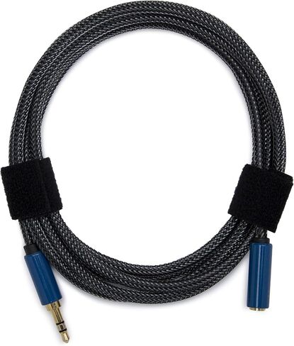 Sony MDR7506 Folding Professional Closed Ear Headphones Bundle with Knox Gear Nylon Braided 3.5mm Audio Extension Cable (2 Items) in Saudi Arabia