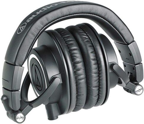 Audio-Technica ATH-M50x Professional Monitor Headphones + Slappa Full Sized HardBody PRO Headphone Case (SL-HP-07) in Saudi Arabia